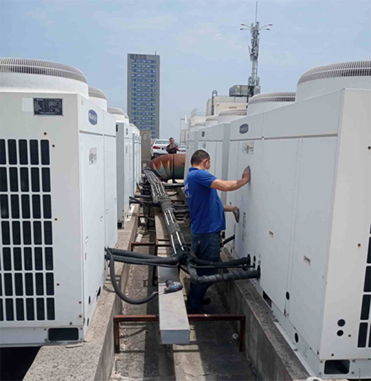 吉利中央空调制热和不制冷系统维修方法